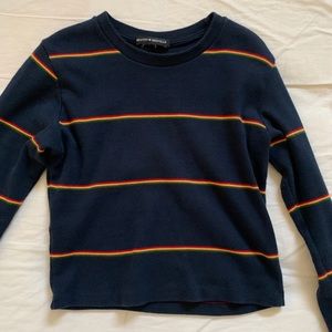 brandy striped santana top